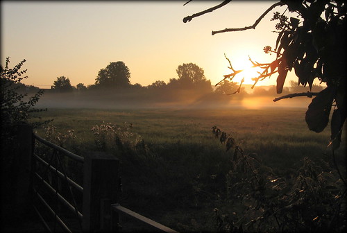 england mist sunrise buckinghamshire bledlow chilternhills pitchgreen