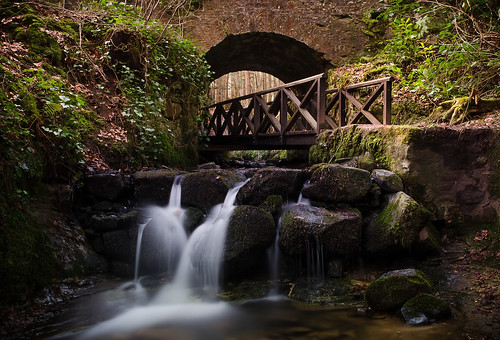 bridge scotland waterfall nikon fife walk den will waterfalls tamron falkland gell 1750mm d7000 maspie