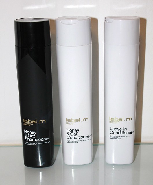 Label.m Honey and Oat Shampoo, Conditioner and Leave In Conditioner