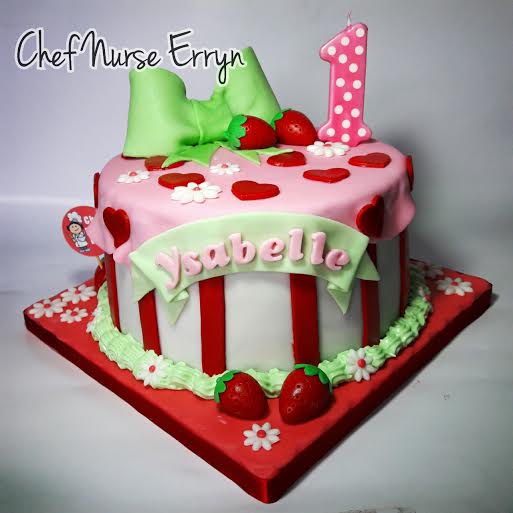 Strawberry Themed Cake by Erryn Delos Santos of Chef Nurse Erryn
