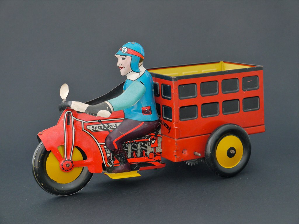 "Marx Speed Boy Delivery, USA 1940's", de Lord Enfield (licence CC BY)