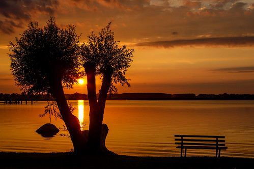 sunset summer holiday nature landscape island sonnenuntergang pentax urlaub bank insel kr landschaft usedom neppermin