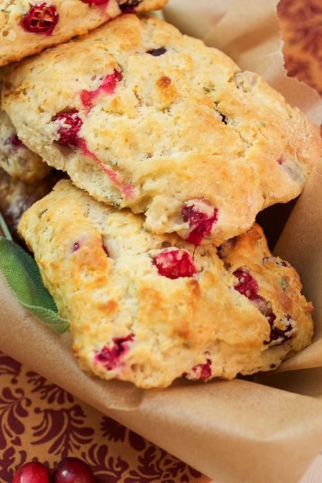 Cranberry and Sage Biscuits