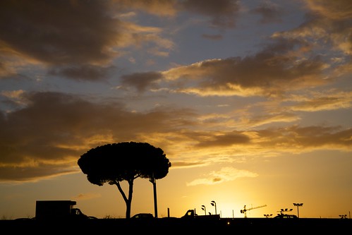 sunset italy rome roma clouds europe italia tramonto day cloudy lazio ciampino
