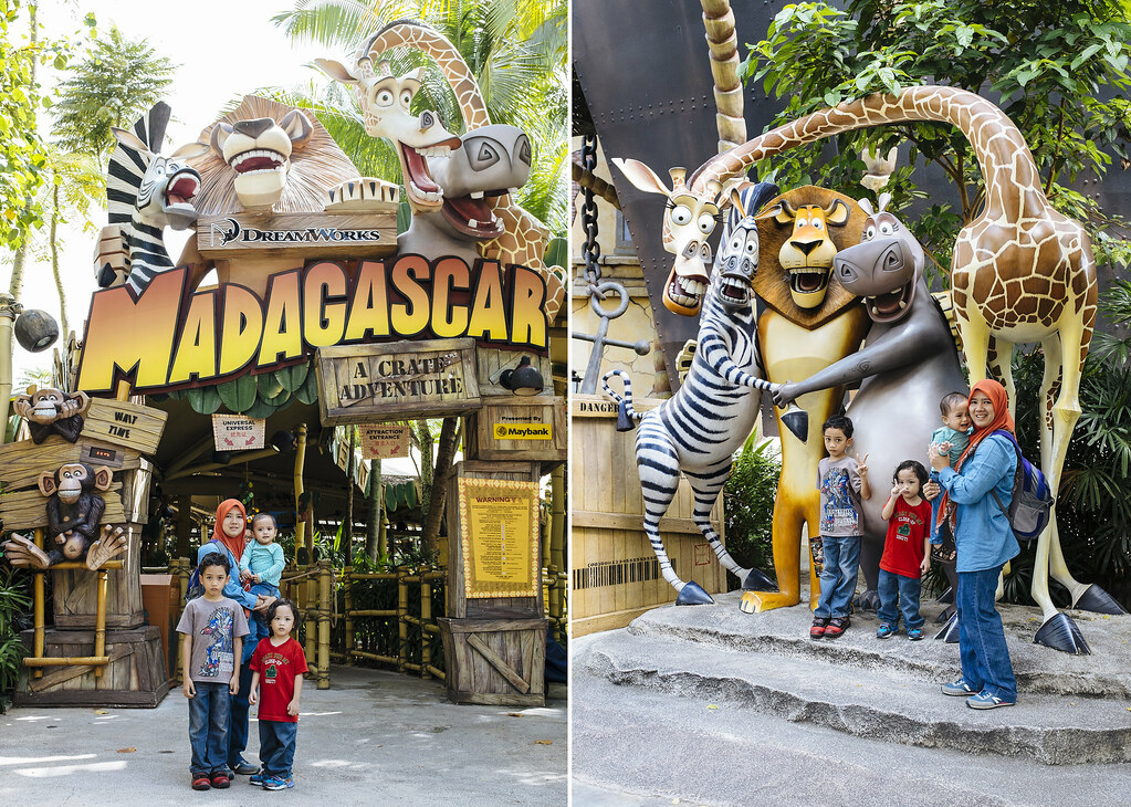 Singapore Family Trip | Madagascar | Universal Studio