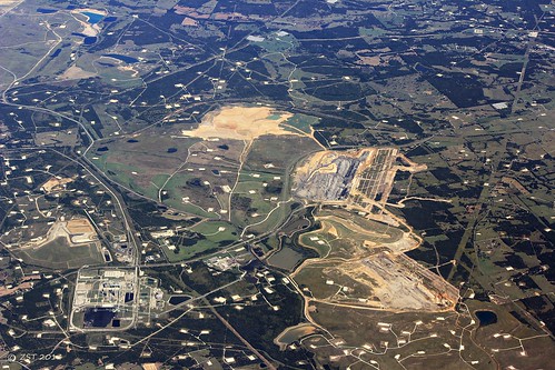 energy mine texas united flight aerial coal oilfield jewett pads windowseat opencastmine lignitemine zeesstof grandjunctiontohouston