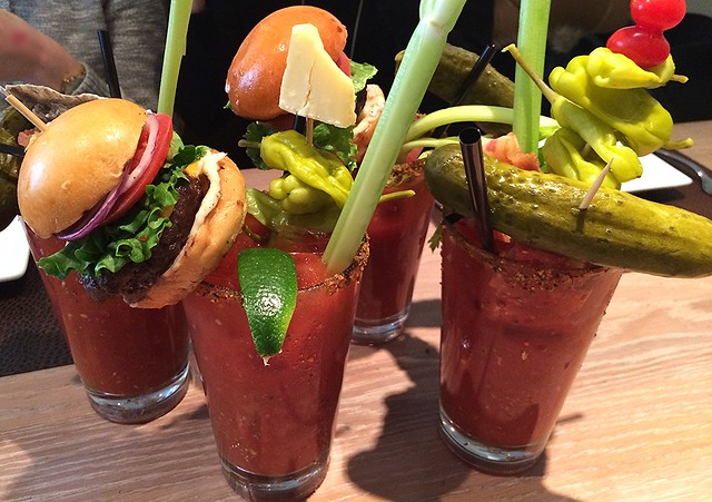How to Get a Hamburger On A Bloody Mary in Boston