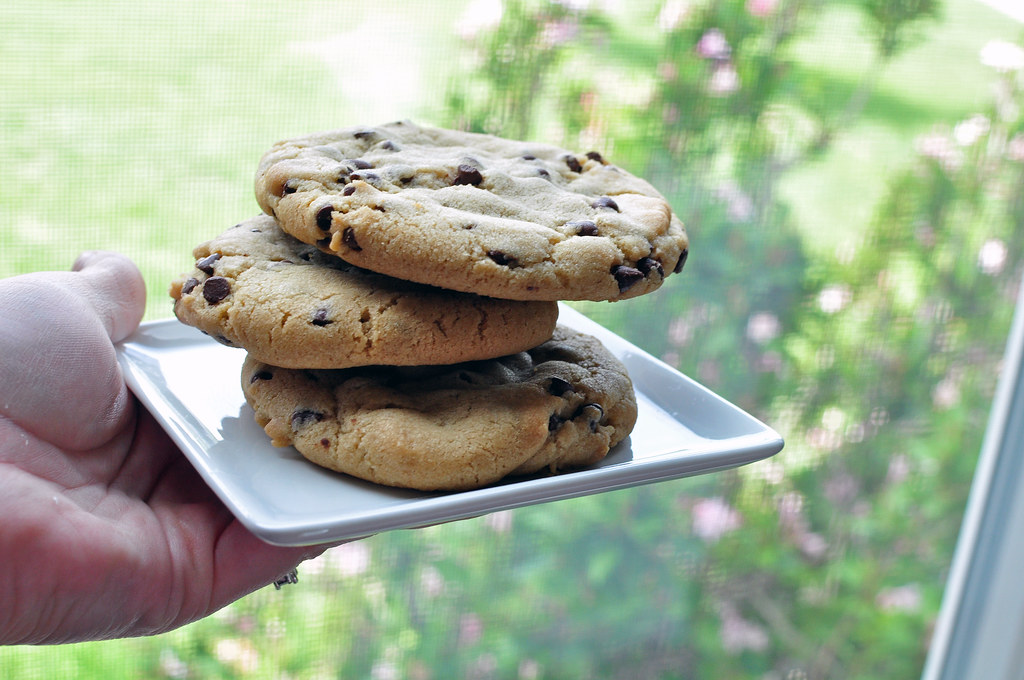 Bakery Style Chocolate Chip Cookies 3