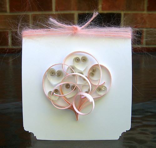 Quilled Baby Card with Hearts
