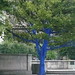 Alberi blu vicino a St. Paul's Cathedral