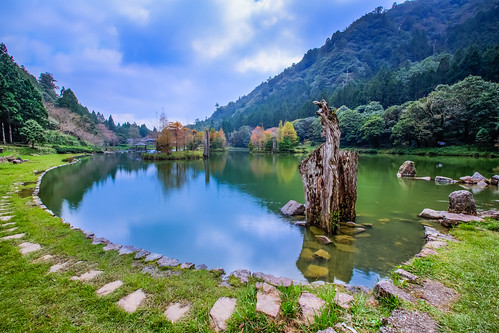 winter color reflection tree water forest canon landscape pond day taiwan resort recreation yilan 宜蘭 hdr partlycloudy 北橫 神木 1635mm 明池 明池森林遊樂區 大同鄉 馬告 國家森林 國家森林遊樂區 canoneos5dmarkiii canon5dmarkiii pwpartlycloudy
