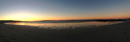 sunset vacation holiday beach southafrica pano lowtide westcoast langebaan iphone