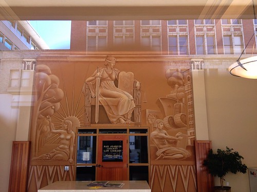 city urban reflection art window landscape justice office artwork mural downtown library scenic entrance lobby government law stockton department sanjoaquin
