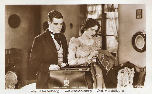 Ramon Novarro and Norma Shearer in The Student Prince in Old Heidelberg (1927)