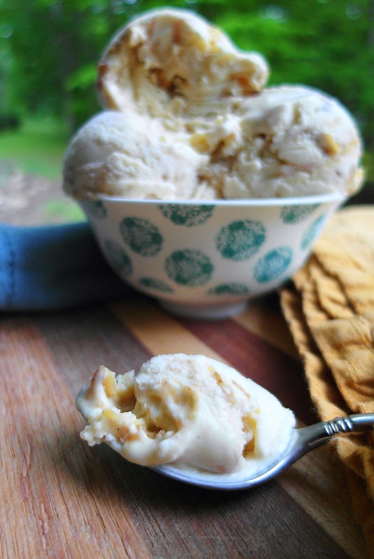 Honeyed Pear and Walnut Ice Cream