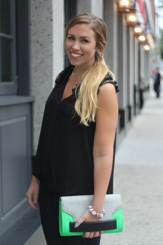 Living After Midnite: Stud Pumps & Lime Green Clutch