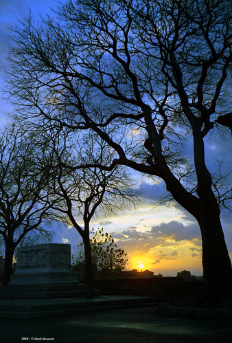 sunset sky italy panorama 1969 landscape cielo trieste friuliveneziagiulia ©paolobonassin