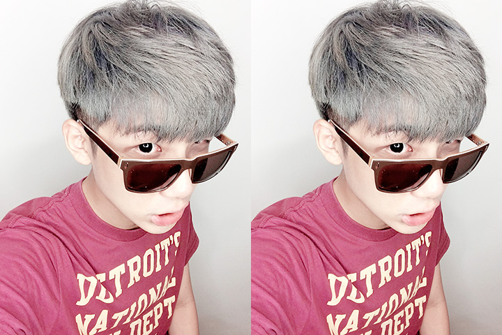 silver grey hair typicalben