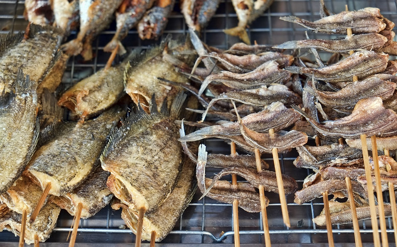 Fish on a Stick, Somphet Market, Chiang Mai, Thailand