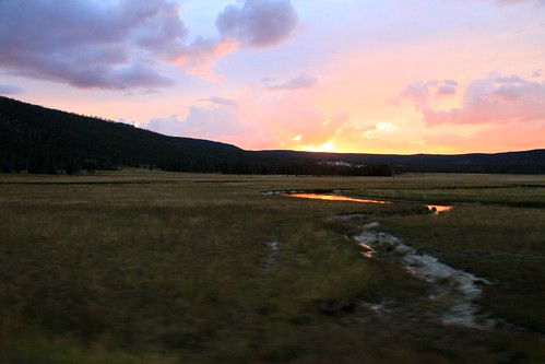 sunset nationalpark montana worldheritagesite yellowstonenp