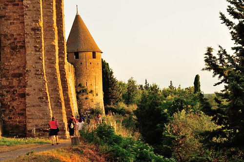 sunset france europe unescoworldheritagesite unesco citywalls walls carcassonne d300s 1685mmf3556gvr 1685mmvr