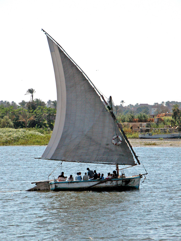 10. Ferry en el Nilo. Autor, Archer10