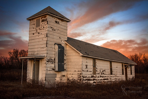 sunset art abandoned oklahoma church photography town chat district ghost christopher mining pollution relocation lead neel epa superfund picher tristate