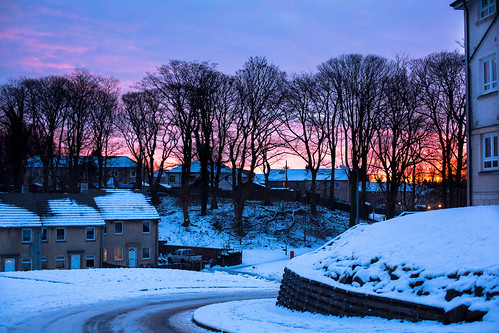 road uk snow outdoors scotland landscapes day dusk