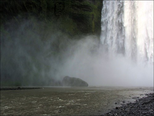 water river waterfall iceland fiume acqua skógafoss cascata islanda suðurland