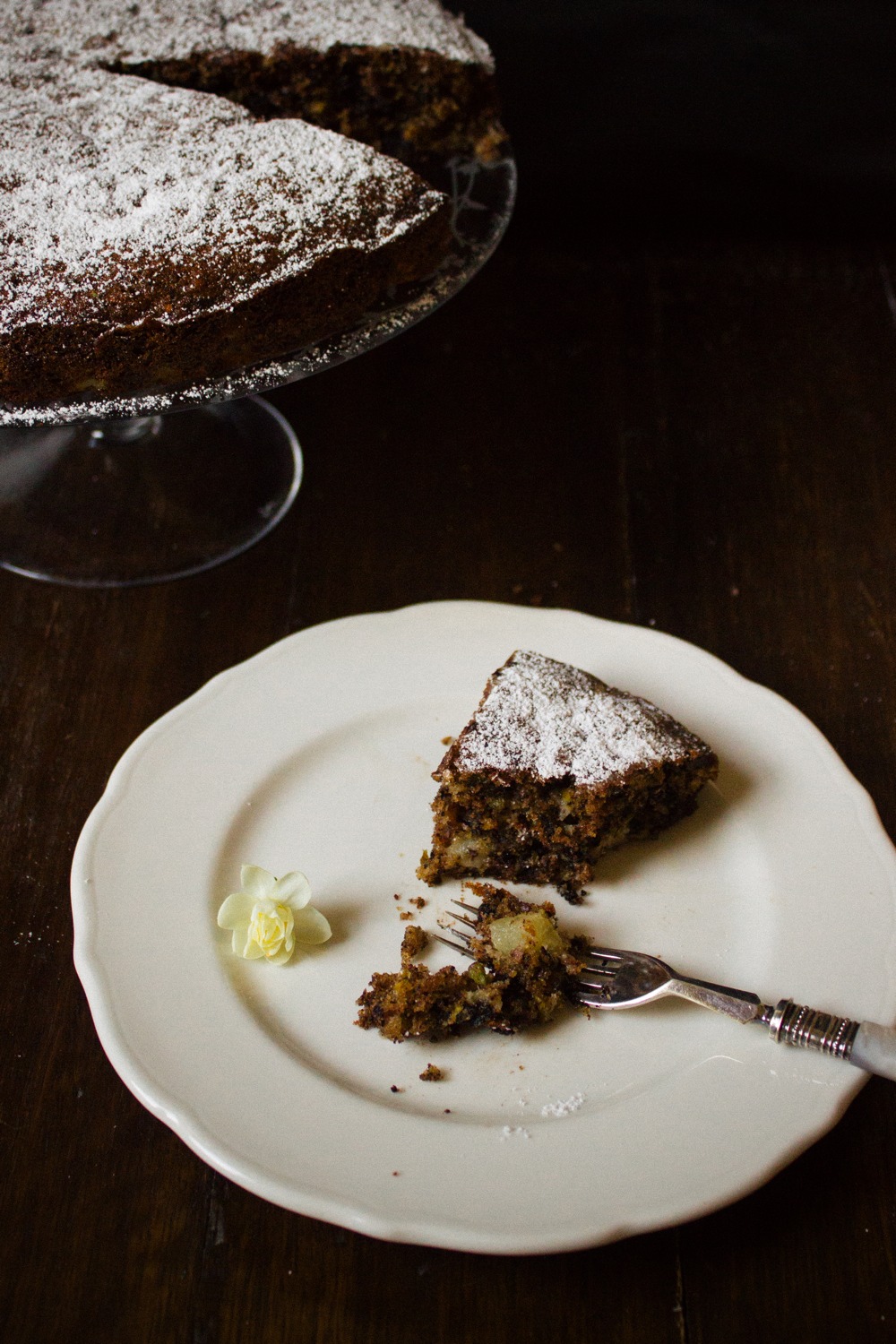 Pear, Chocolate and Pistachio Cake | Simple Provisions