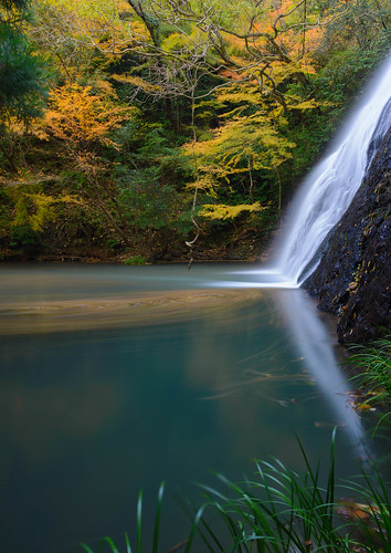 city autumn japan river waterfall long exposure ngc 日本 shimane 紅葉 japanesemapleleaves kiyotaki 島根県 ohda 清滝 大田市 02景色