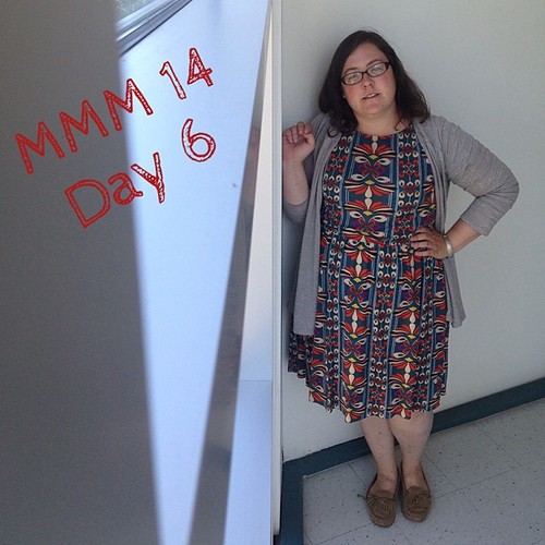 #mmmay14 #memademay day 6! Wearing my new #colettepatterns #moneta ! So excited, love this dress! Excuse the awkward angle selfie.