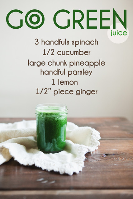 go green juice // the little red house