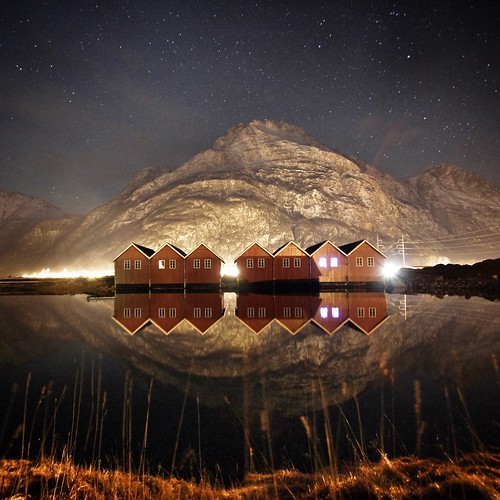 winter mountains reflection nature water norway canon stars landscape europe long exposure nightshot fjord sunndal