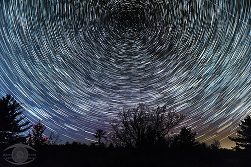 ontario night stars nightscape space trails astrophotography astronomy