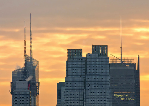 new york sun skyline sunrise skyscrapers manhattan midtown views “new city” jersey” “golden “magic hour” “weehawken