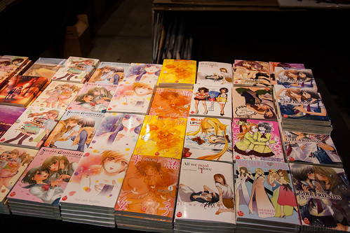 Nice selection of yuri manga at Made in Asia 6