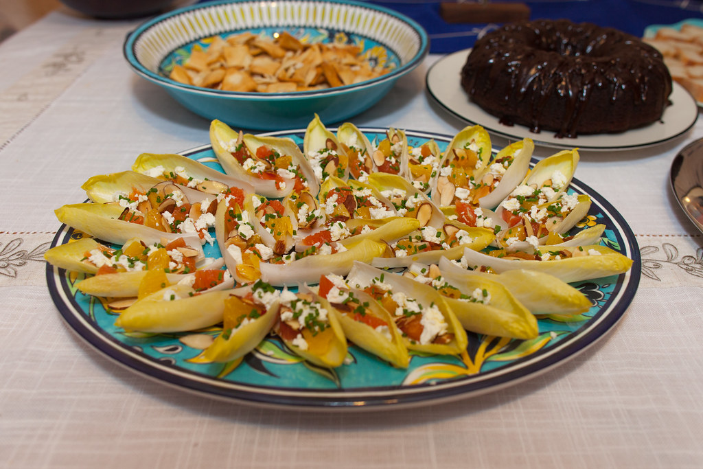 Endives with Oranges and Almonds