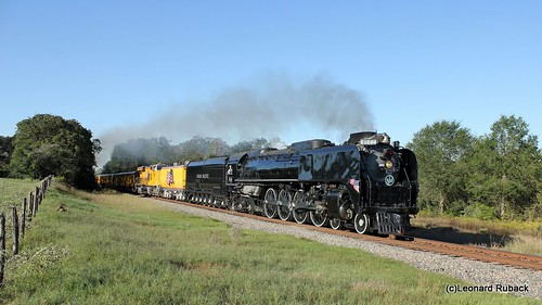 up railroad train 844 steam locomotive texas tx