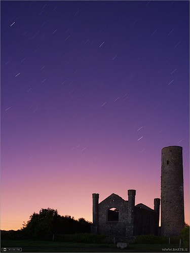 ireland tower history church night ruin astrophotography maynooth kildare ptlens lighttrail localhistory historicbuilding exposureblended taghadoeroundtower