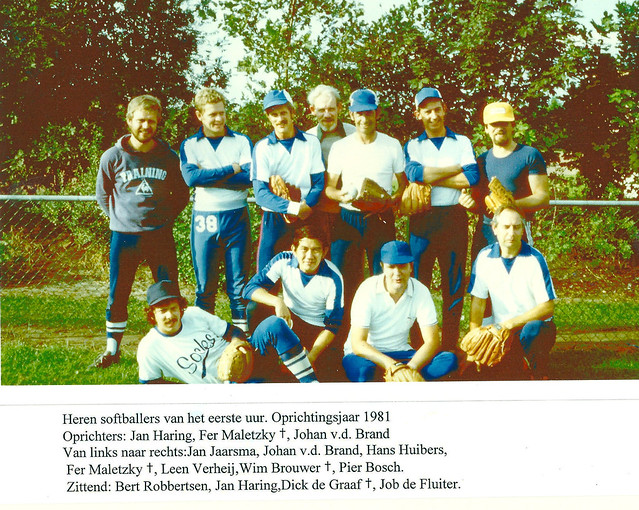 1981_Herensoftbal_eerste-team