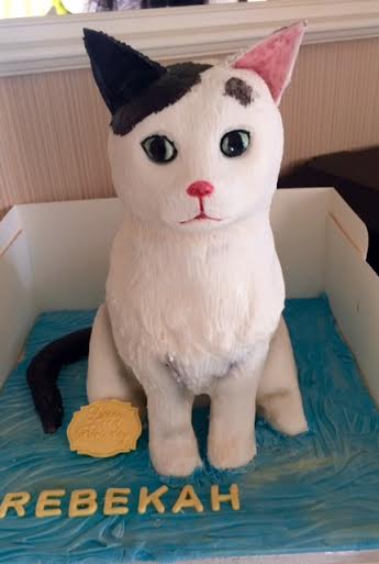 Domino the Cat Birthday Cake by Lorraine Muir from Lorraine's Bakes Scotland