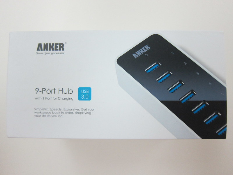 Anker Uspeed USB 3.0 9-Port Hub - Box Top