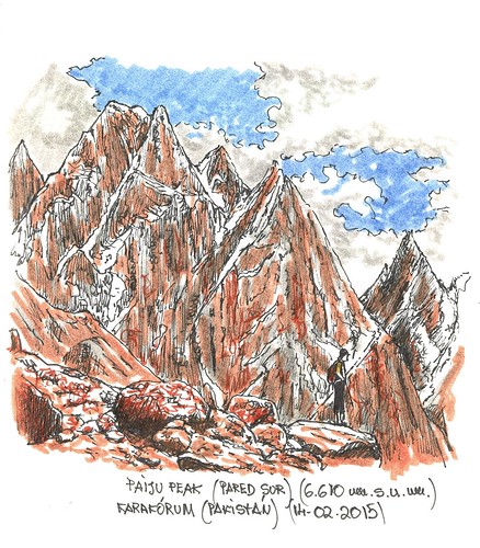 Paiju Peak (pared sur), (6.610 m.s.n.m.)