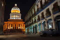 Capitolio at night, Havana, 20071124