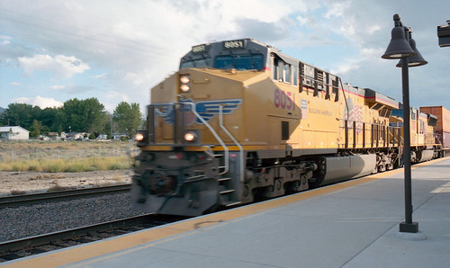 geotagged kodak trainstation unionpacific ge portra400 nikonf4s c45accte winnemuccanv nikkor35mmƒ2afd