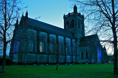 the abbey in blue