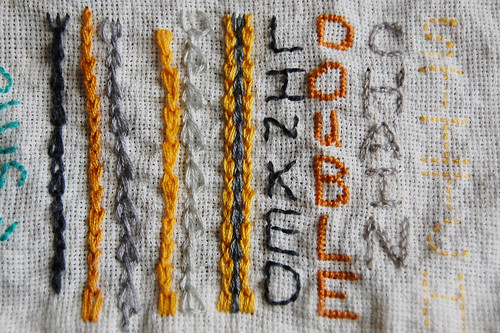 TAST #32 Linked Double Chain Stitch