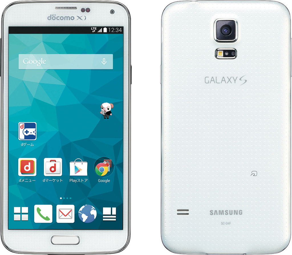 GALAXY S5 SC-04F full scale product image