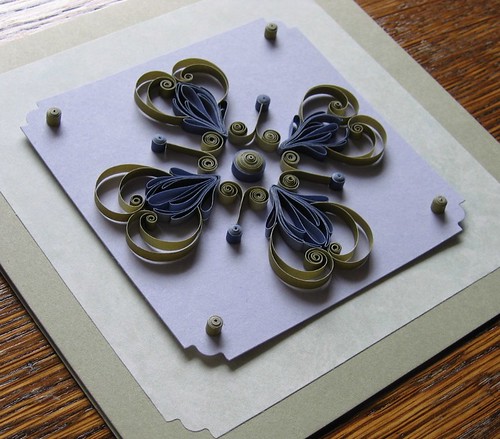 Quilled Celtic card